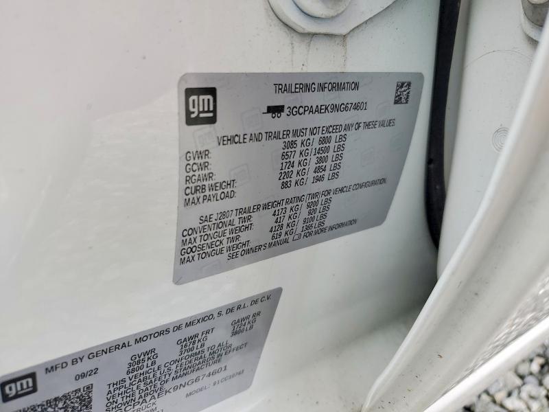 2022 Chevrolet Silverado C1500