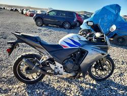Salvage motorcycles for sale at Magna, UT auction: 2014 Honda CBR500 R