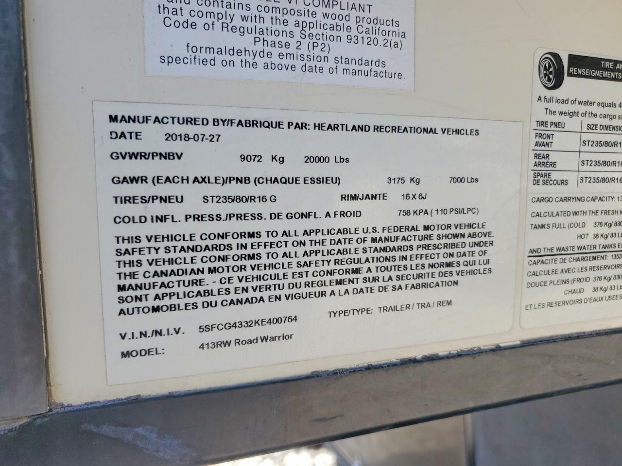 2019 Heartland Rv Camper