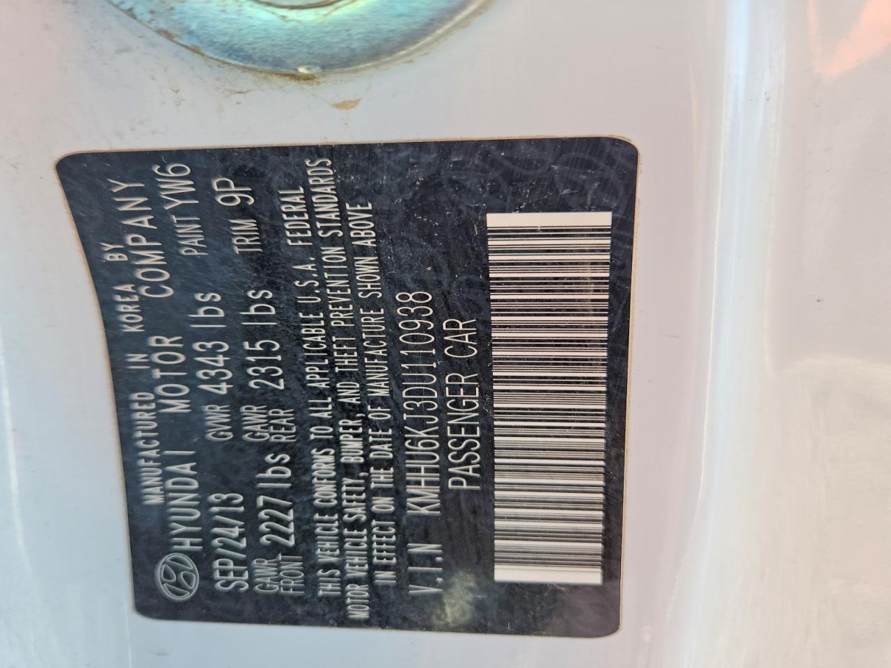 2013 Hyundai Genesis Coupe 3.8 Track