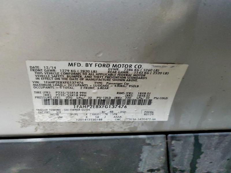 2015 Ford Taurus sel