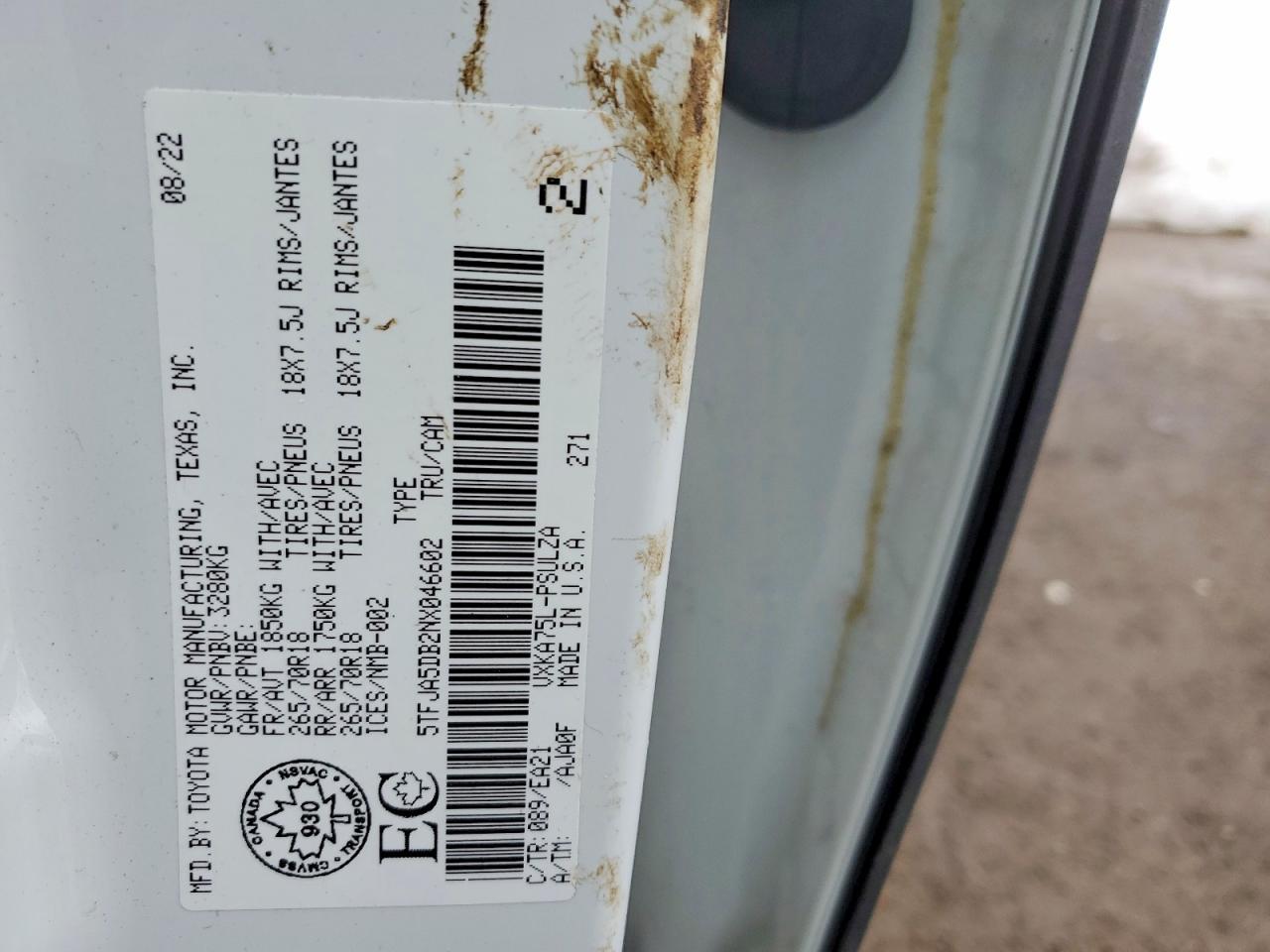 2022 Toyota Tundra Limited