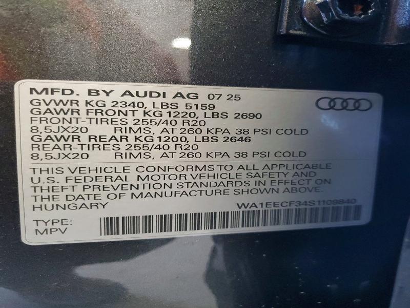 2025 Audi Q3 Premium Plus s Line 45