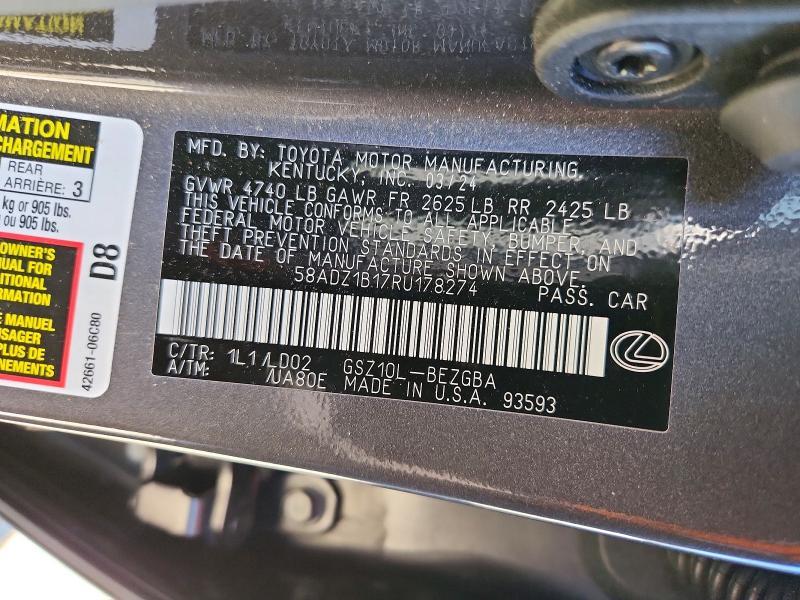 2024 Lexus Es 350 Base