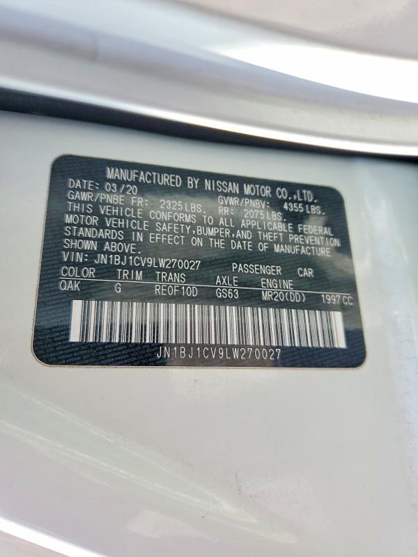 2020 Nissan Rogue Sport s