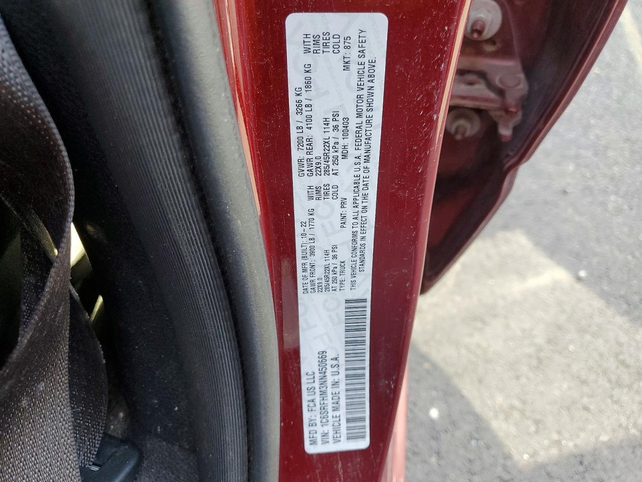 2022 Dodge RAM 1500 Limited