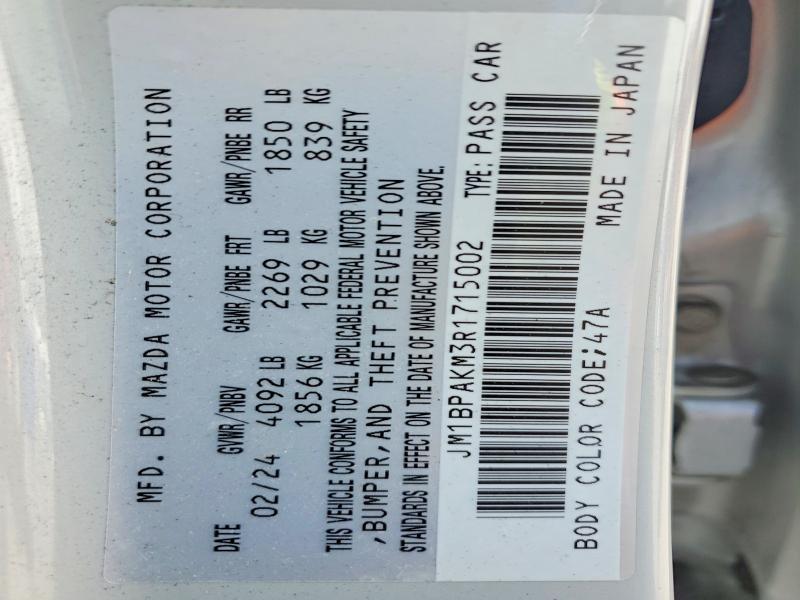 2024 Mazda 3 Select Sport