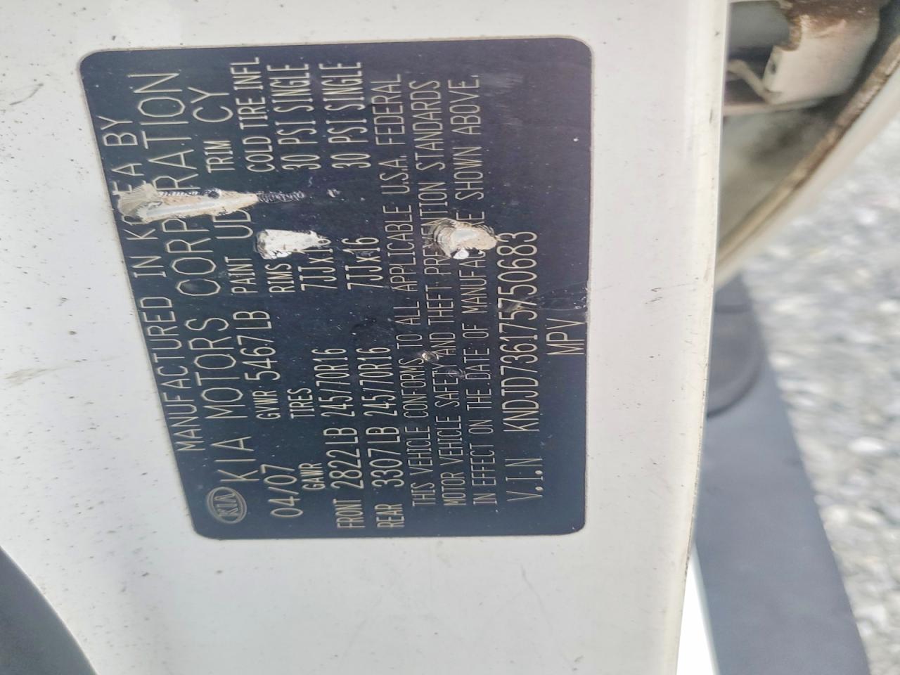 2007 KIA Sorento Base