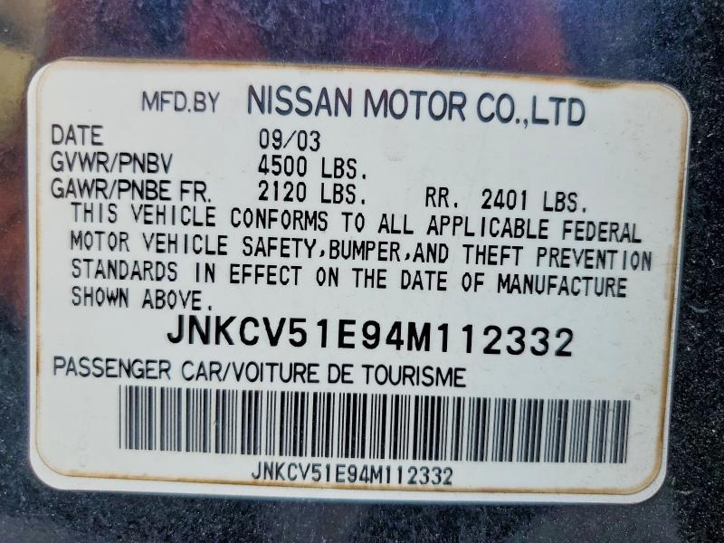 2004 Infiniti G35 Base