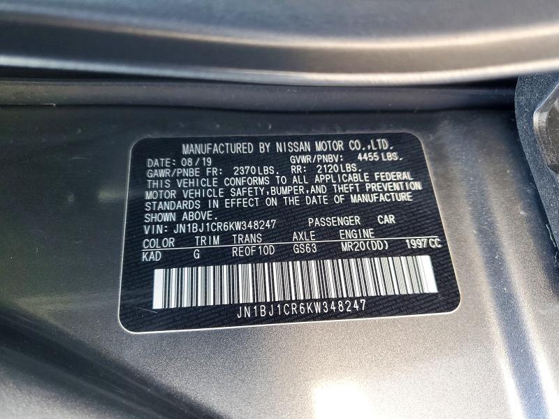 2019 Nissan Rogue Sport sv