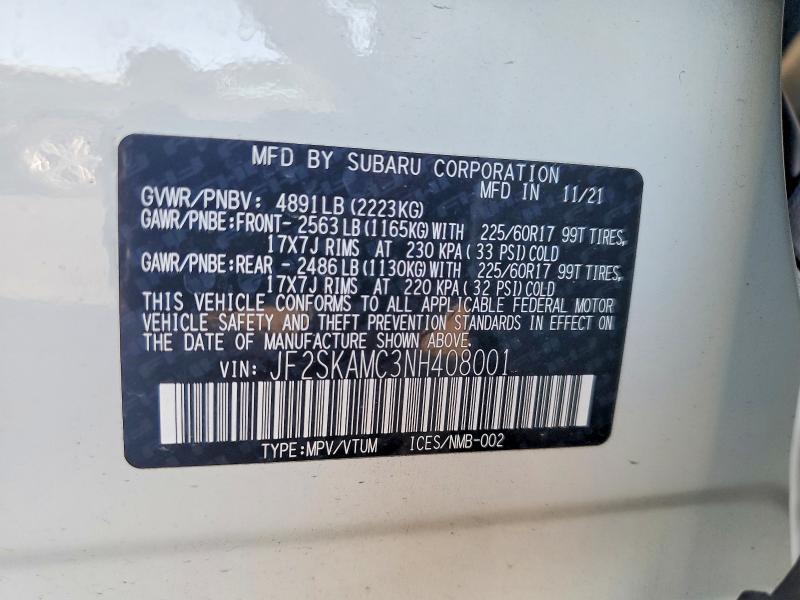 2022 Subaru Forester Wilderness