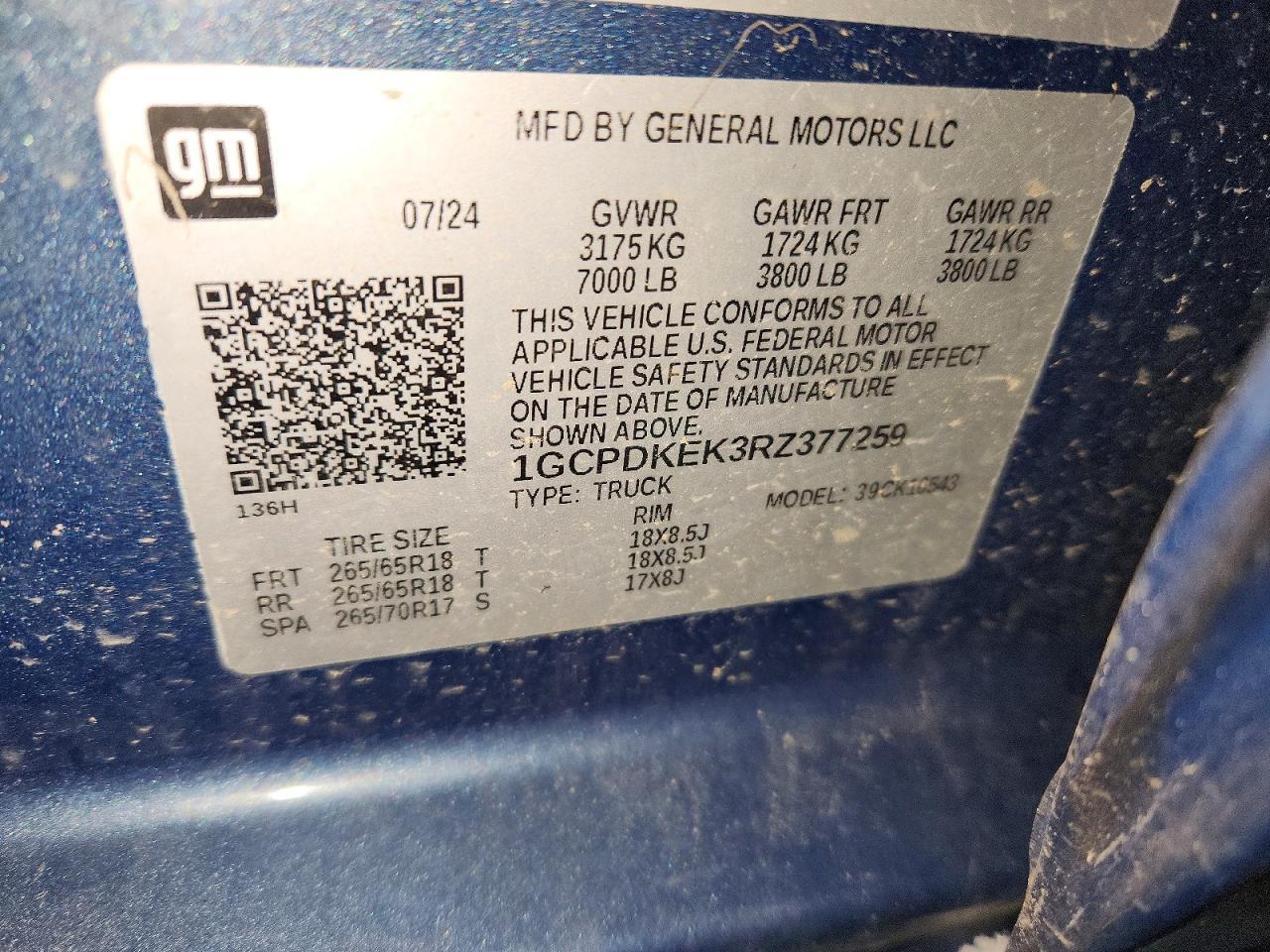 2024 Chevrolet Silverado K1500 LT-L