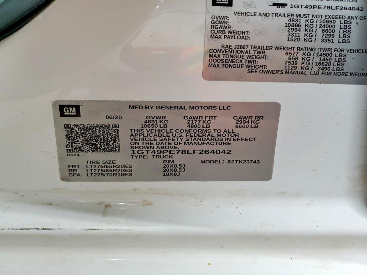 2020 GMC Sierra K2500 AT4