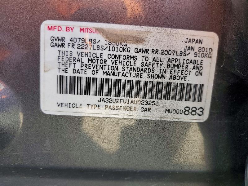 2010 Mitsubishi Lancer es