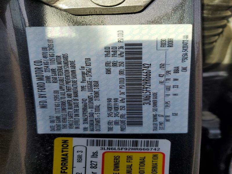 2017 Lincoln Mkz Reserve