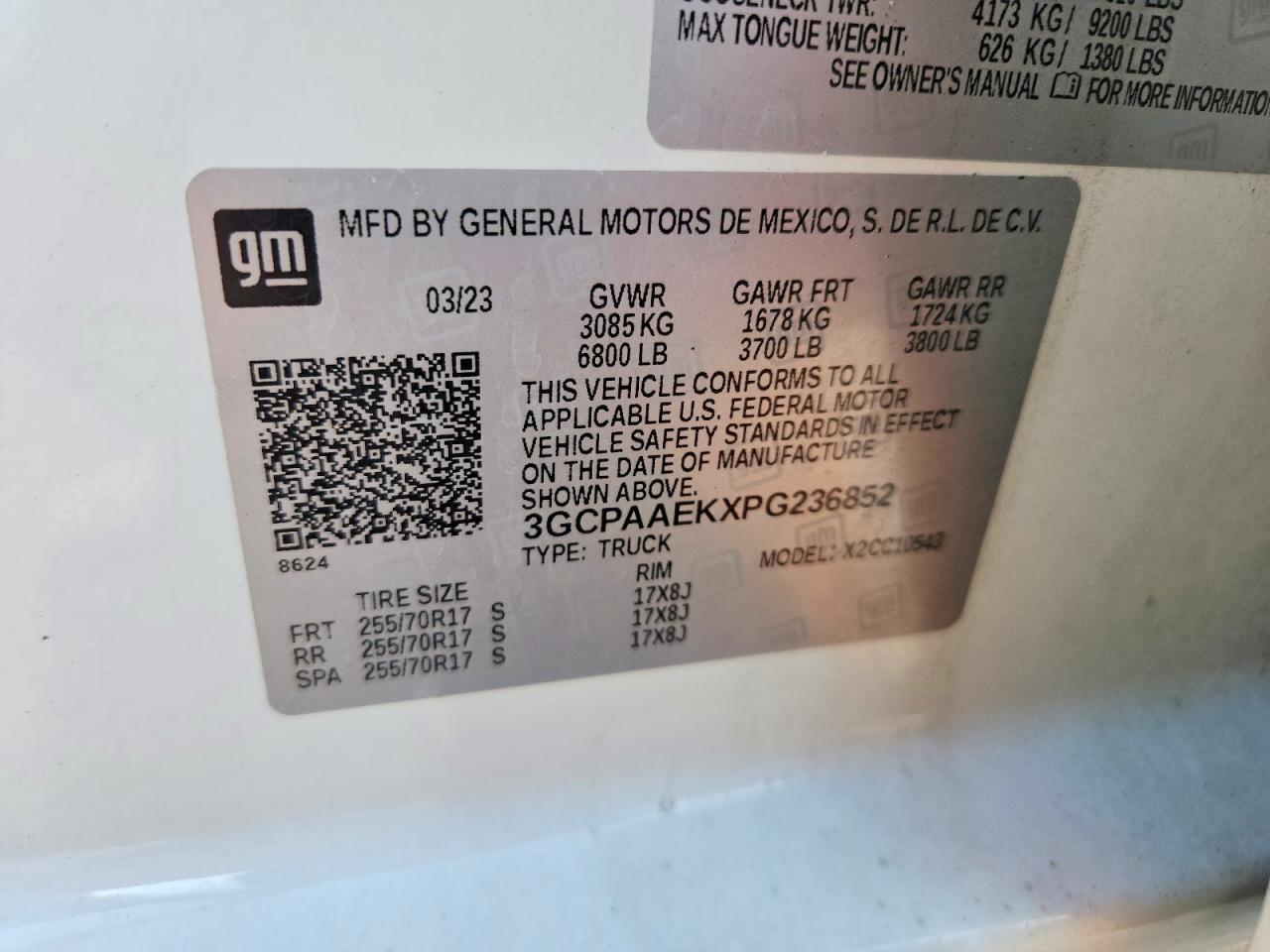 2023 Chev Silverado C1500