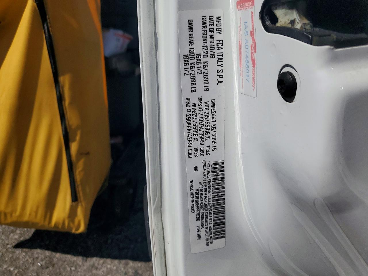 2017 Dodge RAM Promaster City SLT