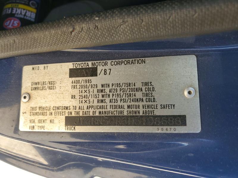 1987 Toyota Pickup Base