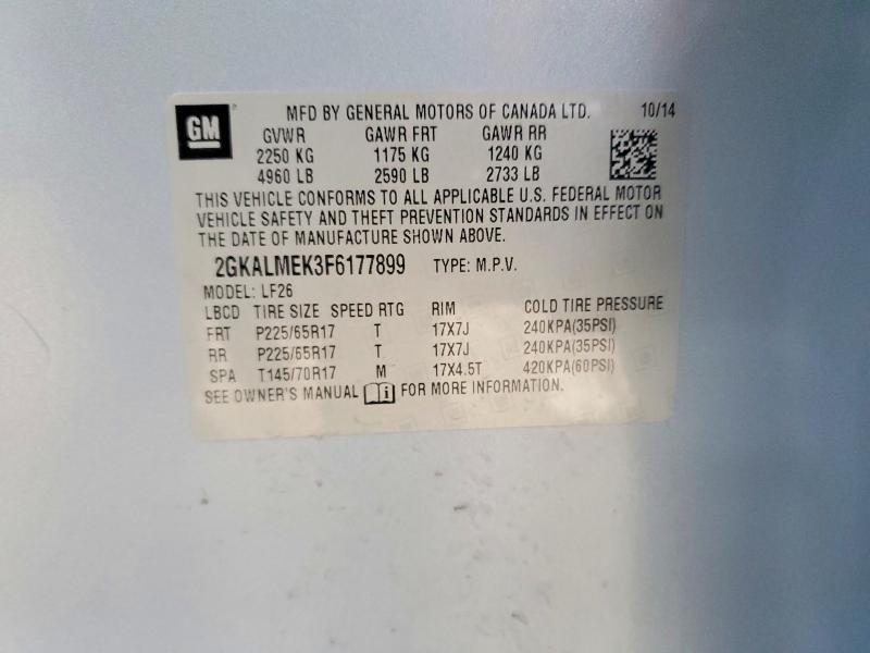 2015 GMC Terrain sle