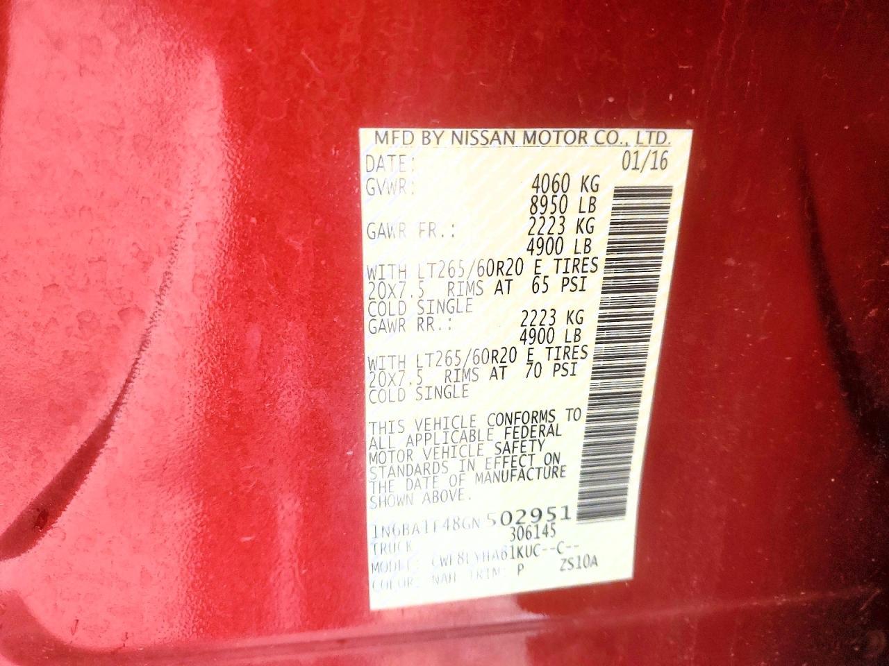 2016 Nissan Titan XD Platinum Reserve