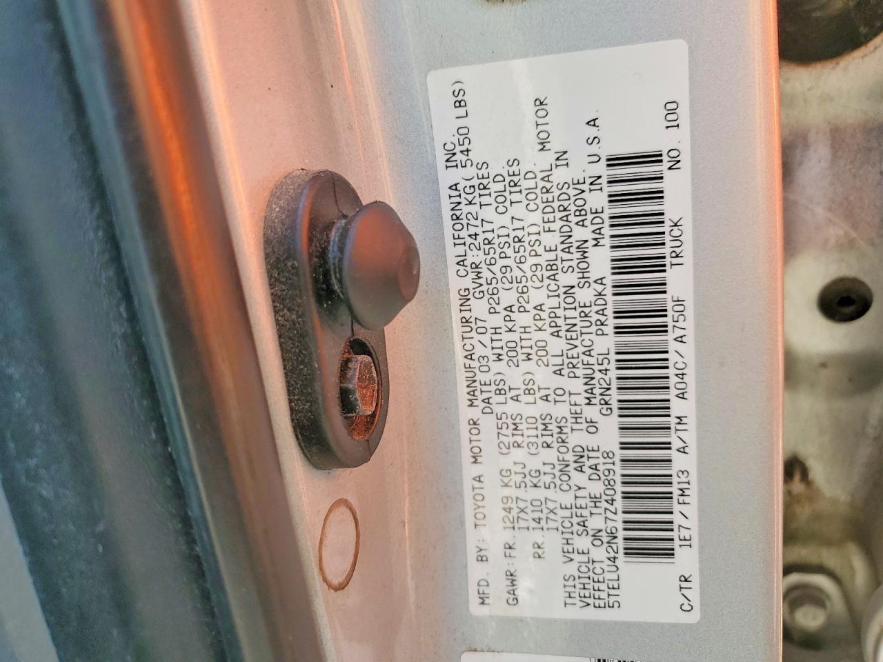 2007 Toyota Tacoma V6