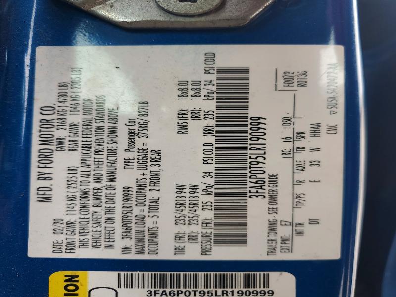 2020 Ford Fusion se