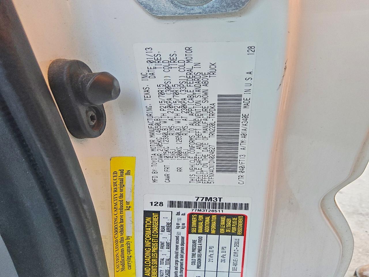 2013 Toyota Tacoma Base