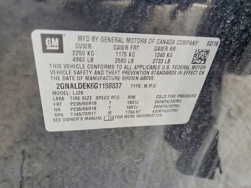 2016 Chevrolet Equinox ltz