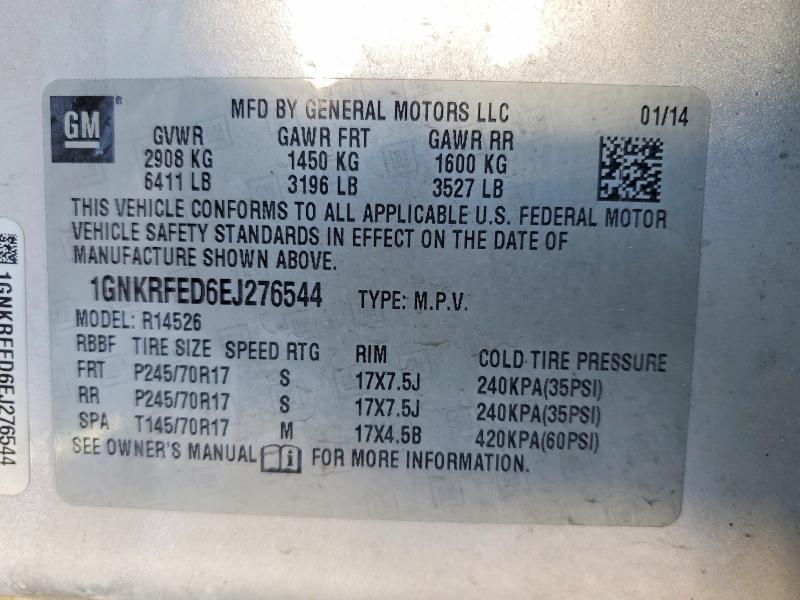 2014 Chevrolet Traverse ls