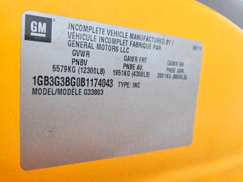 2011 Chev 2011 Thomas Minotour G3500-School Bus