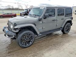 Jeep salvage cars for sale: 2022 Jeep Wrangler Unlimited Sahara 4XE