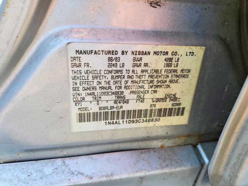 2003 Nissan Altima 2.5