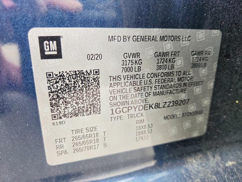 2020 Chevrolet Silverado K1500 LT