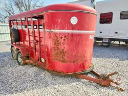 Salvage cars for sale from Copart Mcfarland, WI: 2008 Cornelius 18-Livestock Trailer