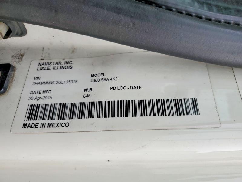 2016 International 4300 Refrigerated BOX Truck