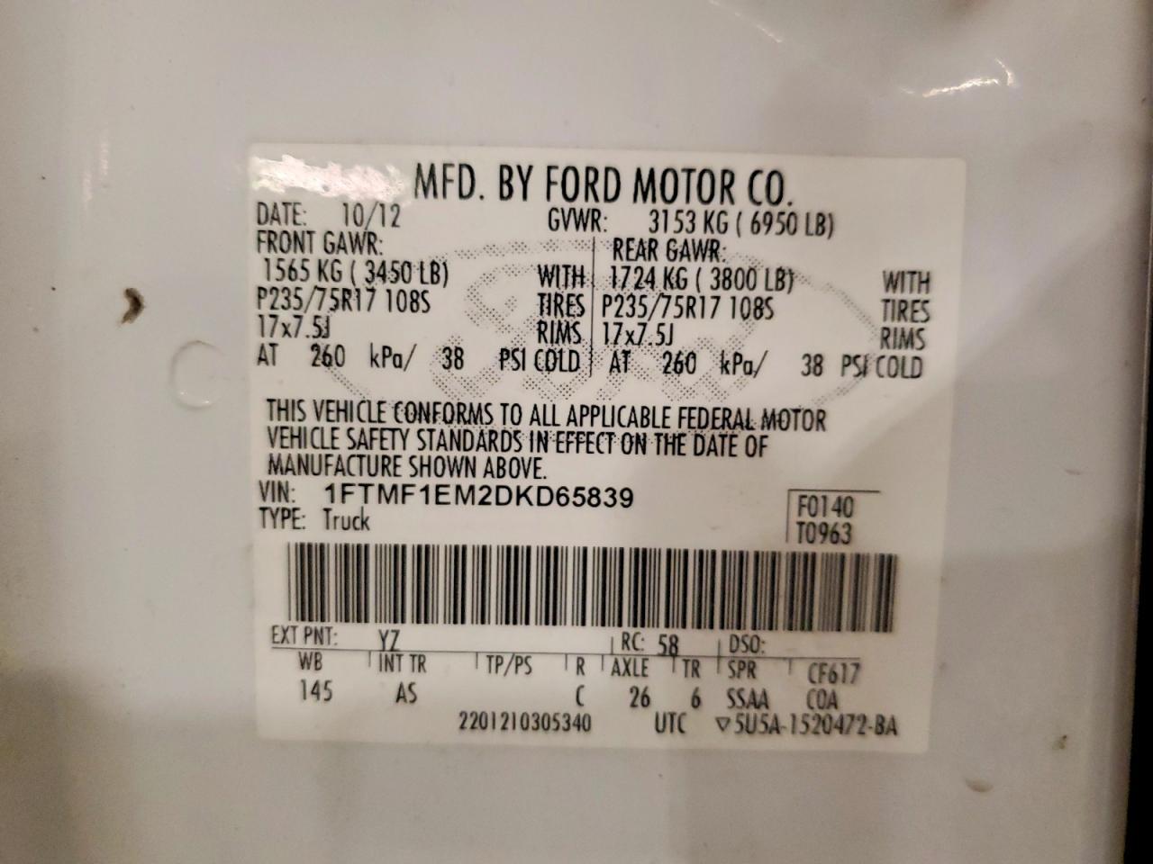 2013 Ford F150