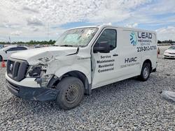 Salvage trucks for sale at Arcadia, FL auction: 2015 Niss AN NV Delivery Van