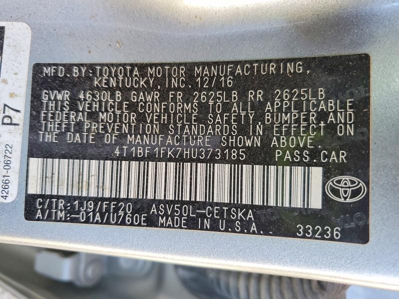 2017 Toyota Camry se