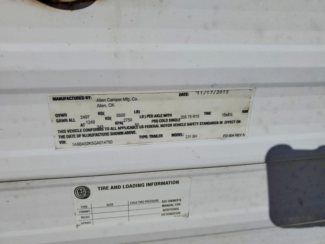 2016 Idle 2016 Allen Idle Time Camper