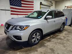 Nissan salvage cars for sale: 2017 Nissan Pathfinder sv