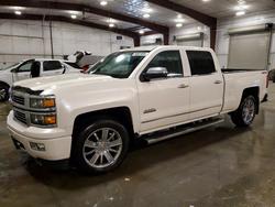 Salvage trucks for sale at Avon, MN auction: 2015 Chevrolet Silverado K1500 High Country