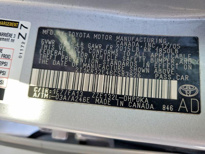 2006 Toyota Matrix Base