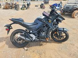 Salvage motorcycles for sale at Tanner, AL auction: 2024 Yama MT-03