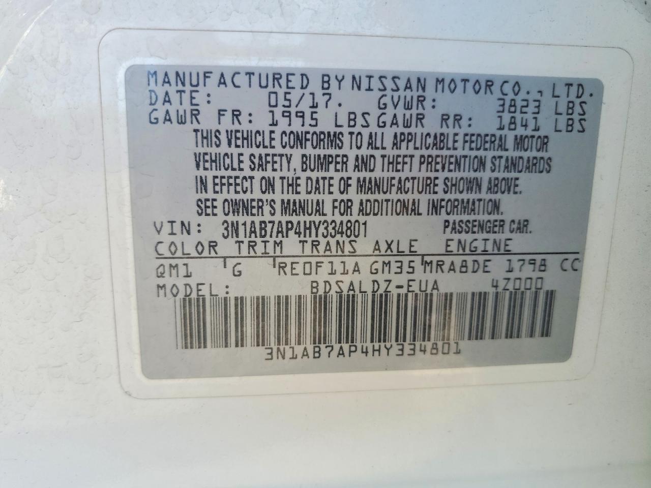 2017 Nissan Sentra sv