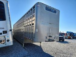 Salvage trucks for sale at Greenwood, NE auction: 2010 Wilson Trailer 2010 Wilson PSDCL-402 Livestock Trailer