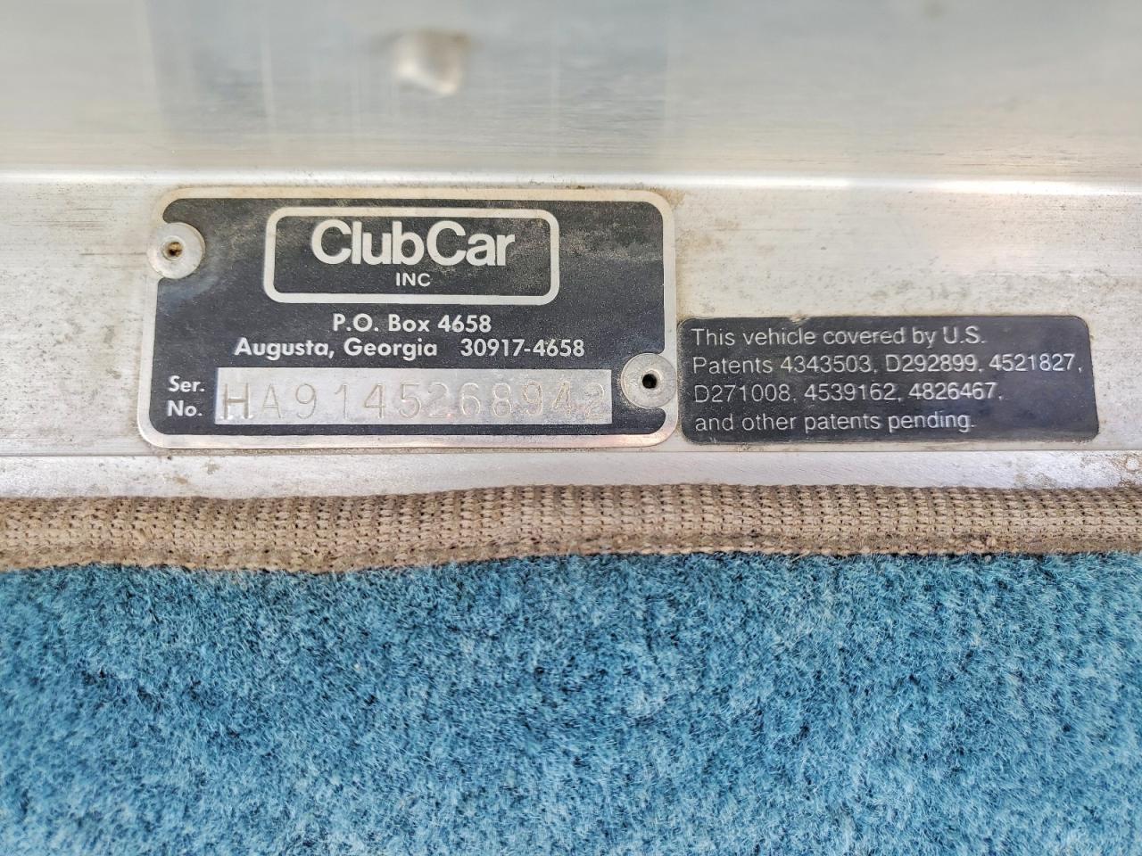 1991 Club Car Golf Cart