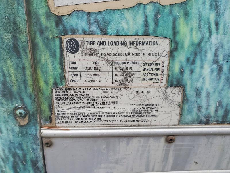 2011 Wells Cargo Wells Cargo Trailer