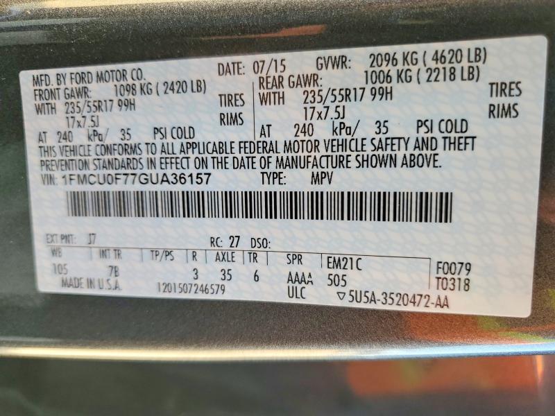 2016 Ford Escape s