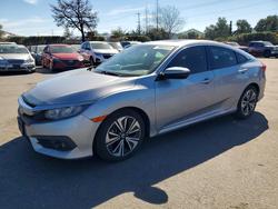 Honda salvage cars for sale: 2018 Honda Civic ex