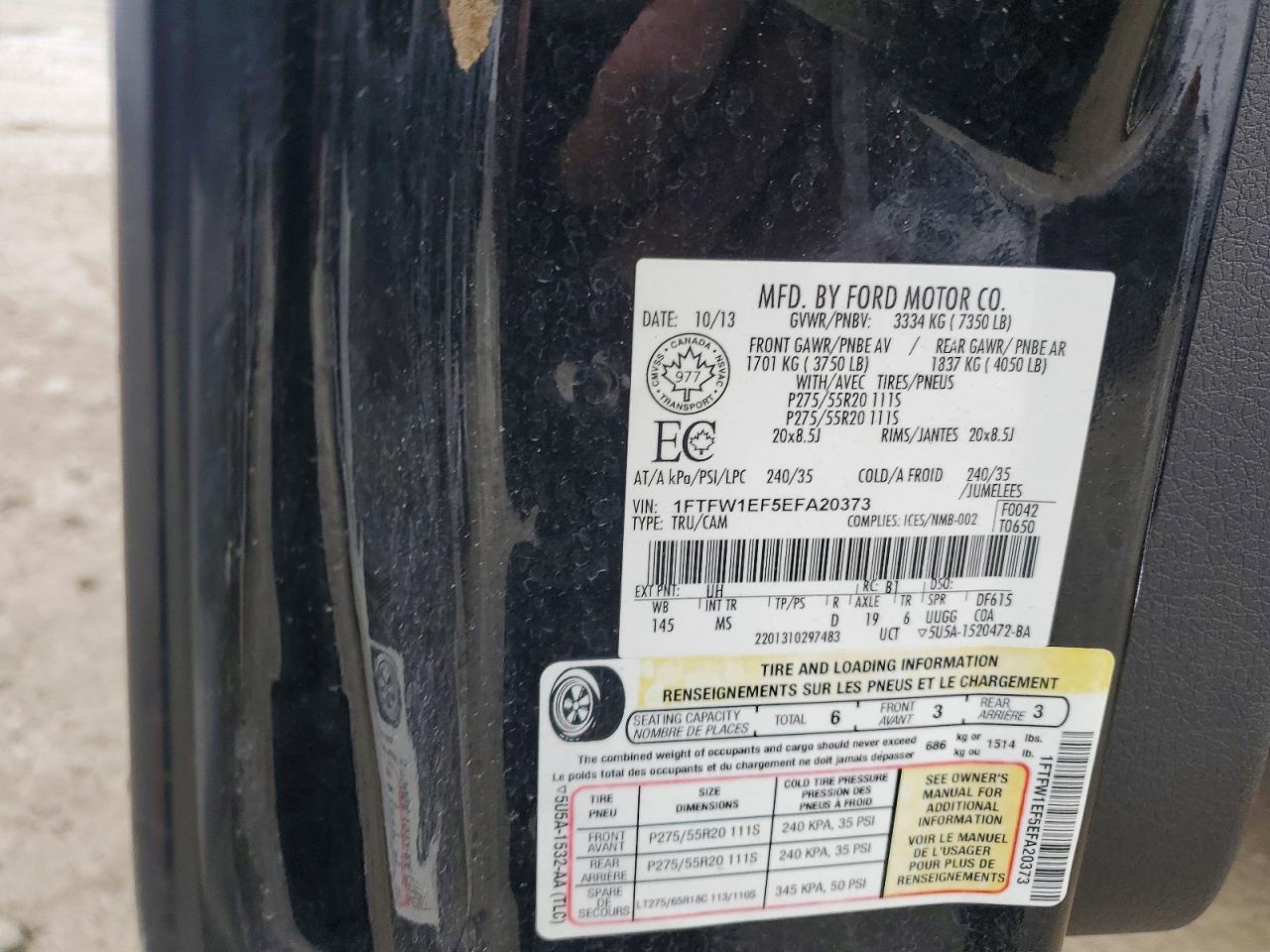 2014 Ford F150 Supercrew
